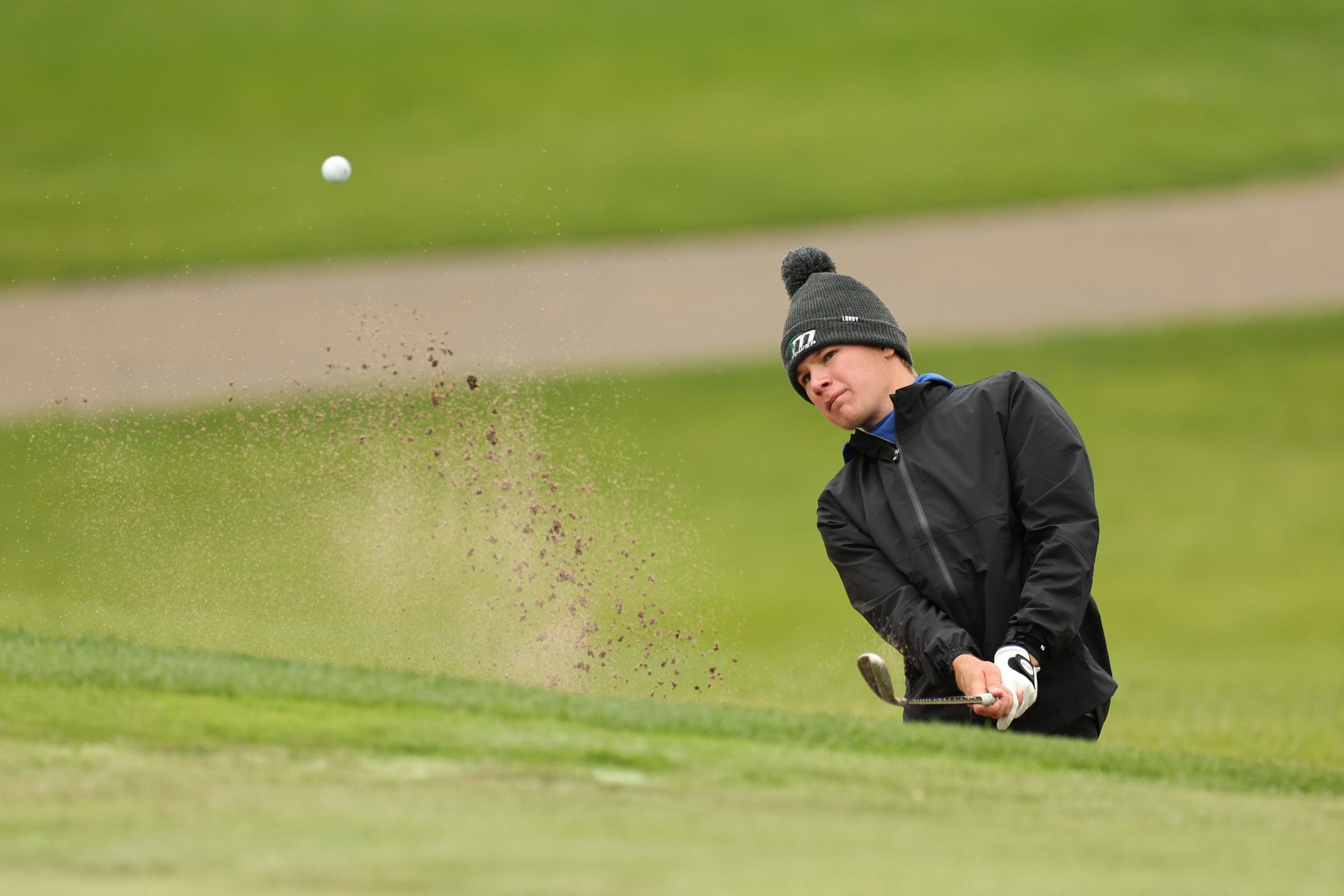 Ian Friederichs at Medina Golf and Country Club during the 2026 Twin Cities Open. Photo: Jeff Lawler.